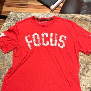 Under Armour Red Focus Tee